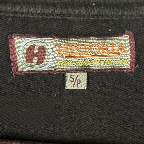 Vintage Y2K Track Jacket Black Red Striped Velour Trim Zip Front Ring Pull Small - Picture 7 of 9